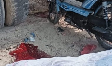 विक्की सवार 2 छात्र डम्फर से टकराए, एक की मौत दूसरा घायल