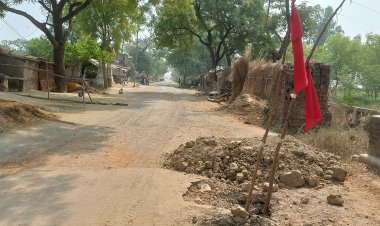 बिहरा बाजार मे टूटी पुलिया,दे रहा दुर्घटना को दावत