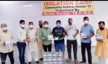 संजय गोयल ने आरडब्लूए-19 को दिए 10 स्ट्रीमिंग मशीन