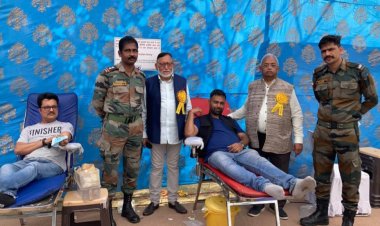 विशाल रक्त दान शिविर का हुआ आयोजन, 558 रक्त यूनिट हुआ प्राप्त