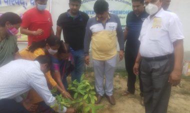 नोएडा कॉलेज ऑफ फिजिकल एजुकेशन में वृक्षारोपण अभियान