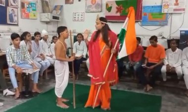संस्कार केंद्र के बच्चों ने प्रस्तुत किया नाट्य मंचन