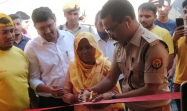 एडीसीपी रणविजय सिंह के द्वारा किया गया शहीद भगत सिंह पाठशाला का शुभारंभ