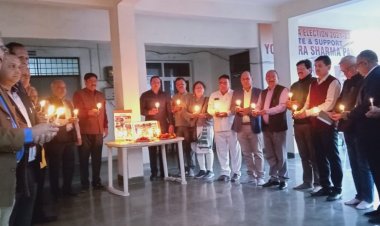 सीडीएस दिवंगत बिपिन रावत, उनकी पत्नी व 11 बहादुर अधिकारियों को दी श्रद्धांजलि