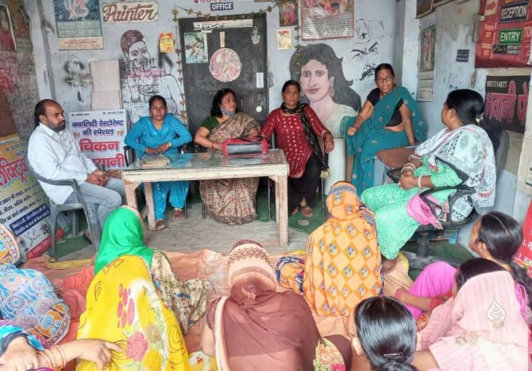 महिला कार्यकर्ताओं ने मनाया जनवादी महिला समिति का 40वांं स्थापना दिवस- लता सिंह