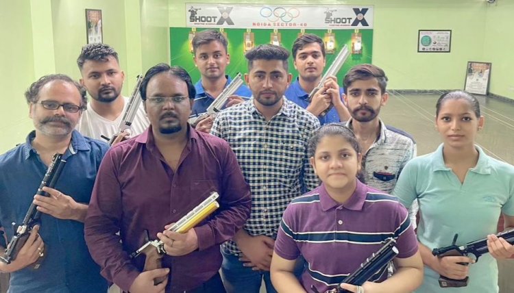 44वी उप्र राज्य पिस्टल/राइफल शूटिंग कंपटीशन में नोएडा के 15 शूटर्स ने मारी बाजी