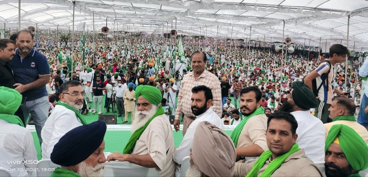 किसानों में आज भी वो ही जोश है जो 26 नवम्बर 2020 को था