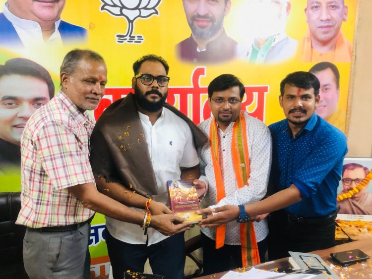 भाजपा क्षेत्रीय सोशल मीडिया सह संयोजक का हुआ जोरदार स्वागत