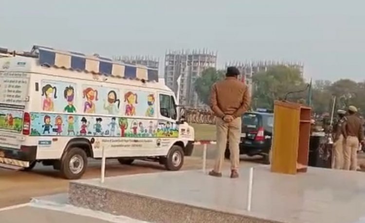गौतमबुद्ध नगर गणतंत्र दिवस में आकर्षण का केंद्र बनेंगे नन्हे परिंदे वैन