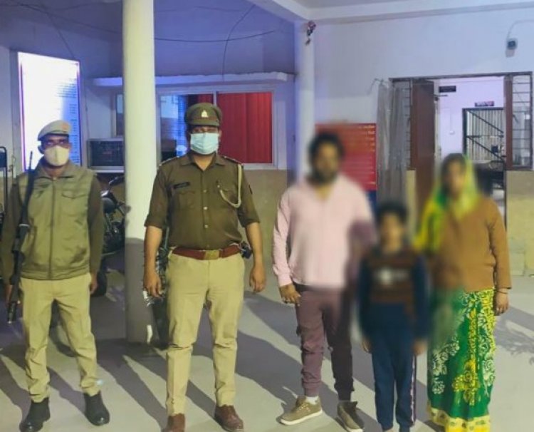नोएडा पुलिस ने गुम हुए बच्चे का वापस परिजनों से मिलाकर लौटाई घर की खुशियां