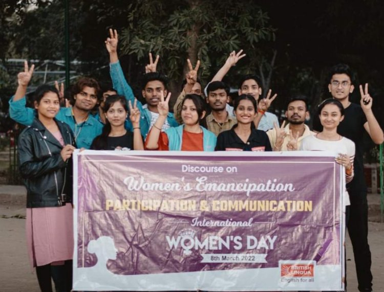 नारी उत्थान हेतु दिल्ली में लिंग्वा मार्च एवं सामूहिक परिचर्चा का आयोजन