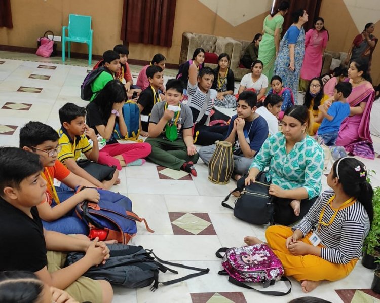 बच्चों के बौद्धिक एवं आध्यात्मिक विकास के लिए इस्कॉन नॉएडा में कल्चरल कैम्प का हुआ आयोजन