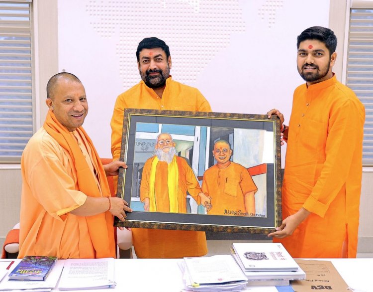 आईडी मेमोरियल ग्रुप ऑफ कालेजेज के प्रबंध निदेशक आनंद सिंह मिले मुख्यमंत्री योगी आदित्यनाथ से