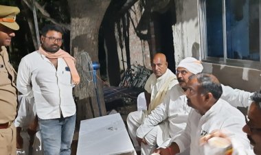 शोक संवेदना व्यक्त करने पहुंचे स्वतंत्र प्रभार राज्यमंत्री