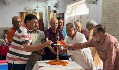 लक्ष्मी नारायण मंदिर में योग साधना कार्यक्रम हुआ सम्पन्न