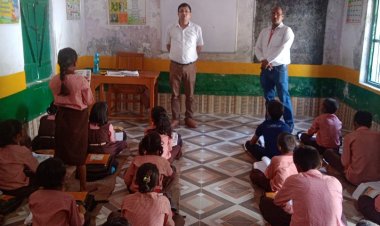 शिक्षा विभाग में मचा हड़कंप, गुरुजी की जांच करने पहुंची टीम हुई कार्यवाही