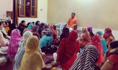 महिला सशक्तिकरण के लिए प्रति सप्ताह होती है बैठक - विनय हिन्दू