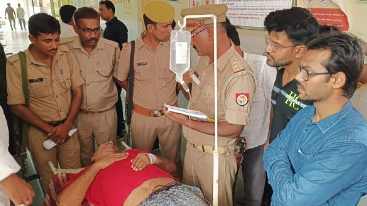 सैदपुर में चली गोली, एक घायल