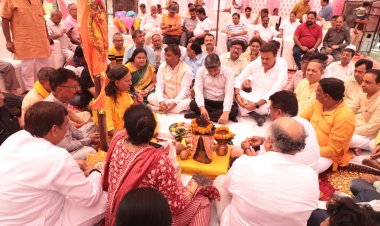 श्री राम लखन धार्मिक लीला कमेटी ने किया भुमि पूजन