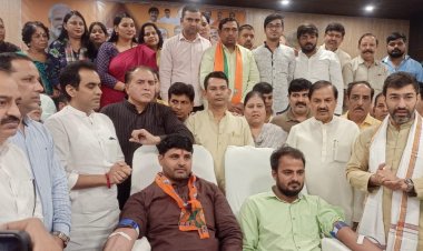 प्रधानमंत्री मोदी के जन्मदिन के उपलक्ष्य में रक्तदान शिविर आयोजित