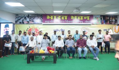 विश्वकर्मा दिवस पर लघु उद्योग भारती ने किया कर्मचारियों को सम्मानित