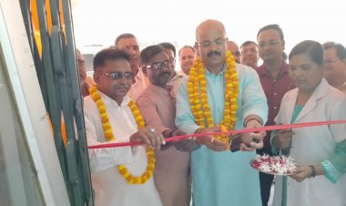 बिरनो प्रमुख ने स्वास्थ्य मेला का फिता काटकर किया उद्घाटन