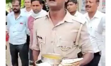 सिपाही ने उठाया था भोजन पर सवाल, फिरोजाबाद से आया गाजीपुर