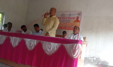 जल ही जीवन है जल को करे संरक्षित- प्रमुख राजन सिंह