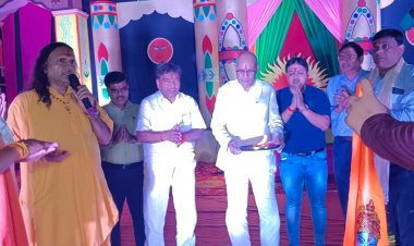 विधान परिषद सदस्य नरेंद्र भाटी ने गणेश पूजा कर किया रामलीला का शुभारंभ