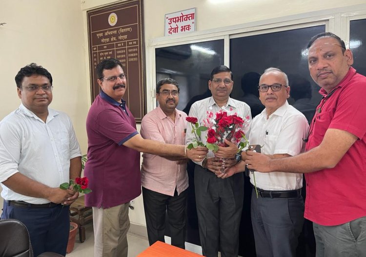 लघु उद्योग भारती टीम ने की विद्युत विभाग के मुख्य अभियंता से शिष्टाचार भेंट