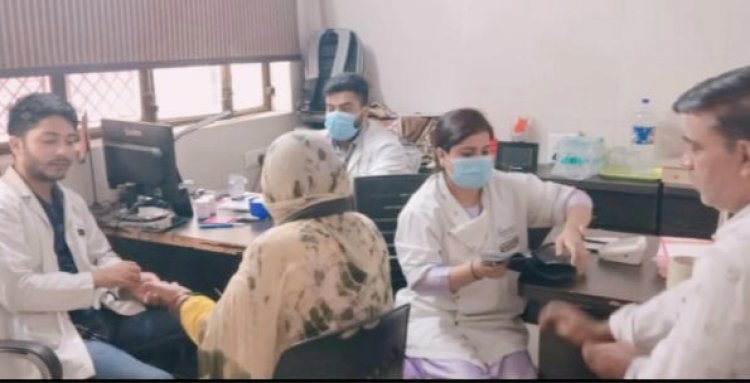 निशुल्क डायबिटीज रूटीन चेकअप कैंप आयोजित