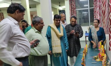 संस्कार भारती ने मनाया दीपावली परिवार उत्सव