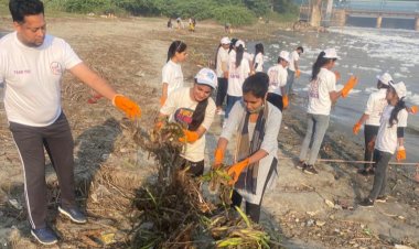 यमुना नदी को साफ करने के लिए चलाई मुहिम