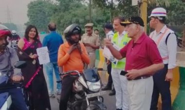 सडक सुरक्षा जीवन रक्षा जागरूकता चलाया अभियान