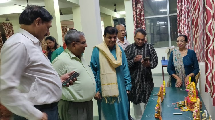 संस्कार भारती ने मनाया दीपावली परिवार उत्सव