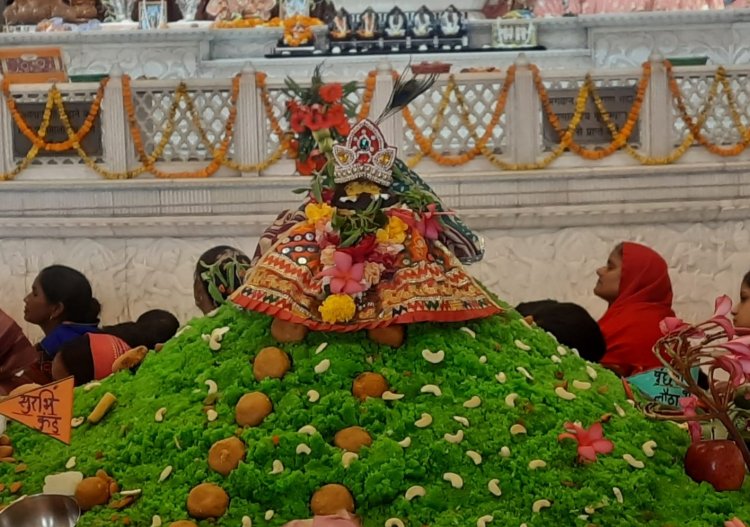 इस्कॉन नोएडा ने मनाया गिरिराज गोवर्धन पूजा उत्सव