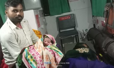 एक बार फिर 108 एंबुलेंस बना लेबर रूम