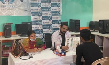 युगधारा फाउंडेशन ने यथार्थ अस्पताल के सहयोग से लगाया स्वास्थ्य जांच शिविर