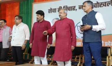 सांसद तिवारी द्वारा गाया नगर निगम चुनाव 2022 का पार्टी थीम सॉंग लॉन्च