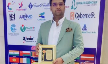 डॉ मारूफ को मिला फार्मा रात्ना अवॉर्ड 2022