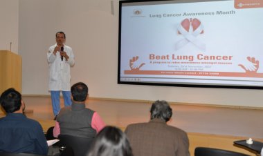 मेदांता हॉस्पिटल गुरुग्राम में फेफड़ों के कैंसर से लड़ो अभियान लांच