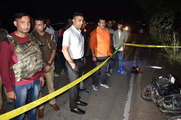 बिरनो क्षेत्र के सीएससी संचालक से लूट का आरोपी मुठभेड़ में गिरफ्तार