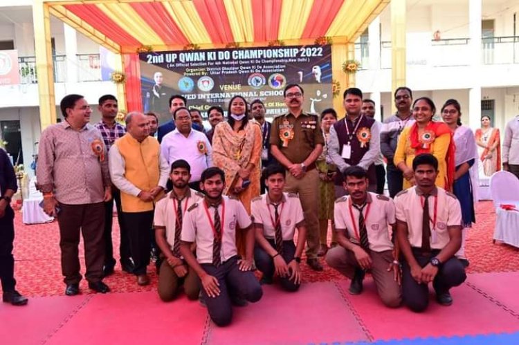 वेद इंटरनेशनल स्कूल  में राज्य स्तरीय क्वान की डो प्रतियोगिता का हुआ भब्य आयोजन