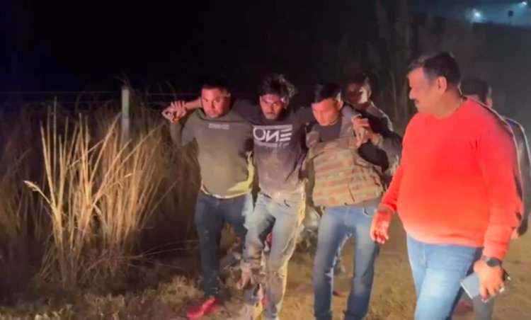 लूट व चोरी  में शामिल वांछित अपराधी पुलिस मुठभेड़ में गिरफ्तार