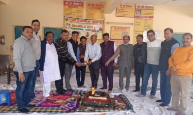 श्रीजी गौसदन में हुआ मासिक हवन