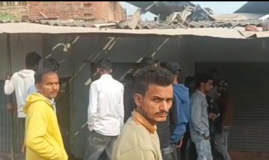 अचानक हुआ धमाका पांच घायल