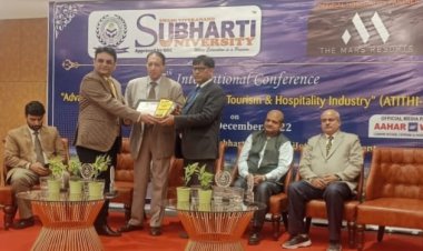 डॉo राजीव मिश्रा को 'बेस्ट डीन ऑफ हॉस्पिटैलिटी एंड टूरिज्म' से सम्मानित किया  गया।