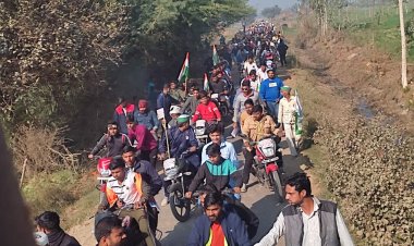 बाइक रैली निकालकर किया जन जागरण