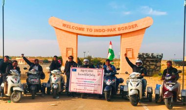 विश्व विकलांगता दिवस के अवसर पर शहीदों को श्रद्धांजलि देने के लिए दिव्यांगों की सुगम्य जागरूकता राइड