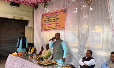 स्वर्गीय अमित सिंह के पुण्यतिथि पर हुआ नेत्र परीक्षण व कंबल वितरण